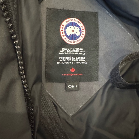 Canada Goose Charcoal Puffer Coat with Fur Hood - Picture 2 of 6